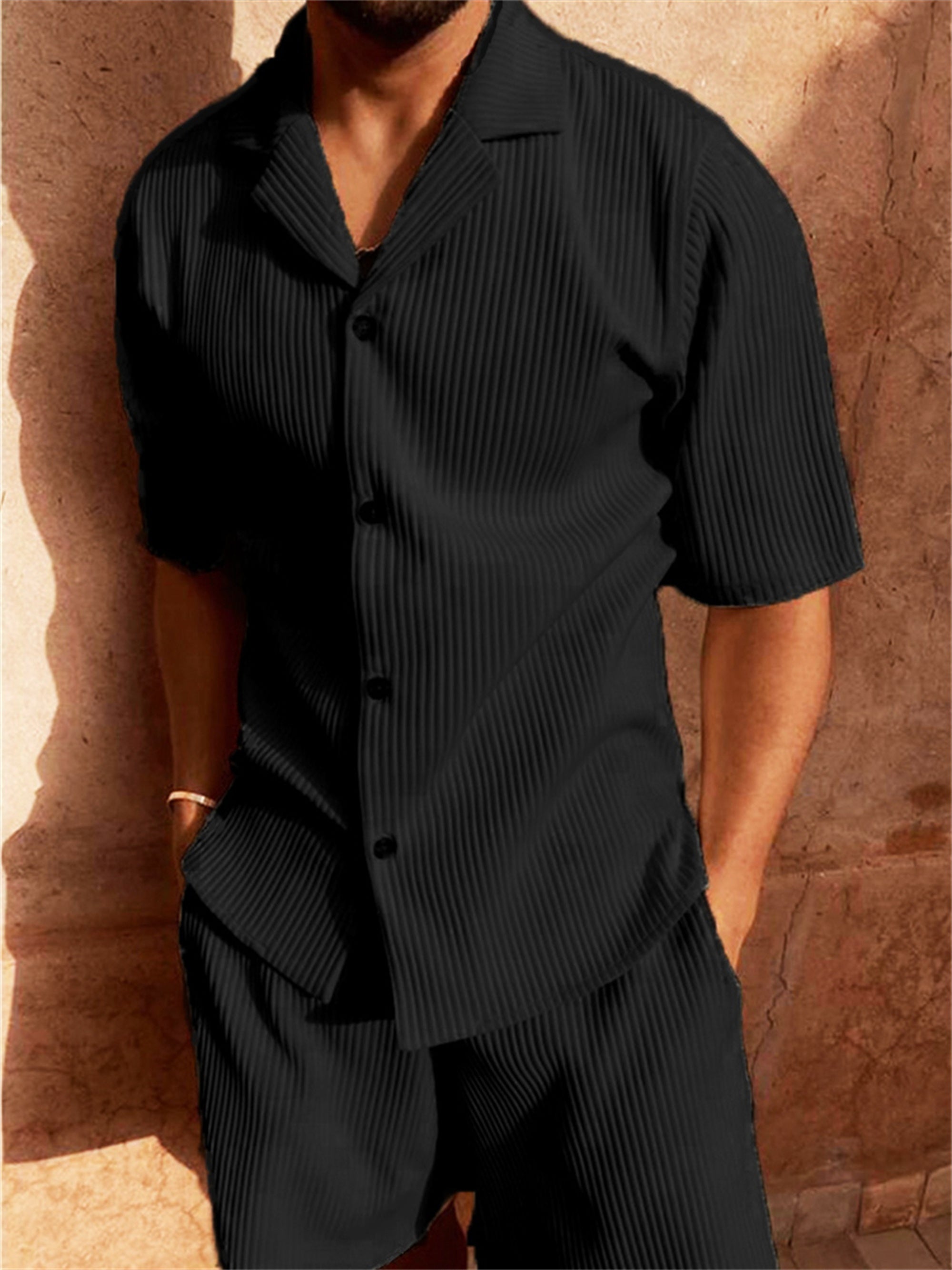 Imperial Knit Short Matching Set featuring a relaxed fit and flattering silhouette