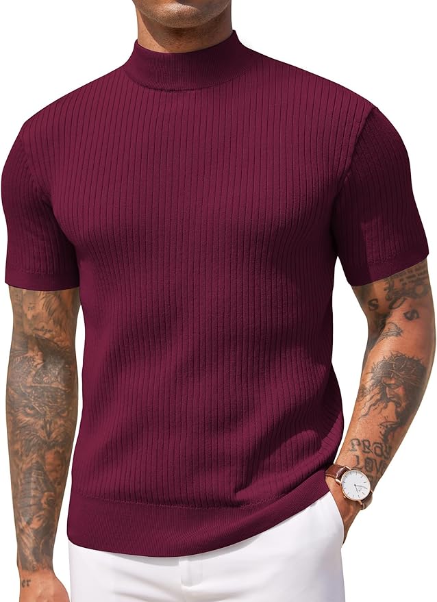 Monarch - Turtleneck Sweater Short Sleeve