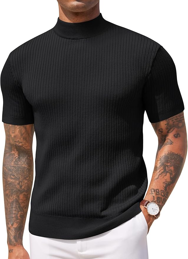 Monarch - Turtleneck Sweater Short Sleeve