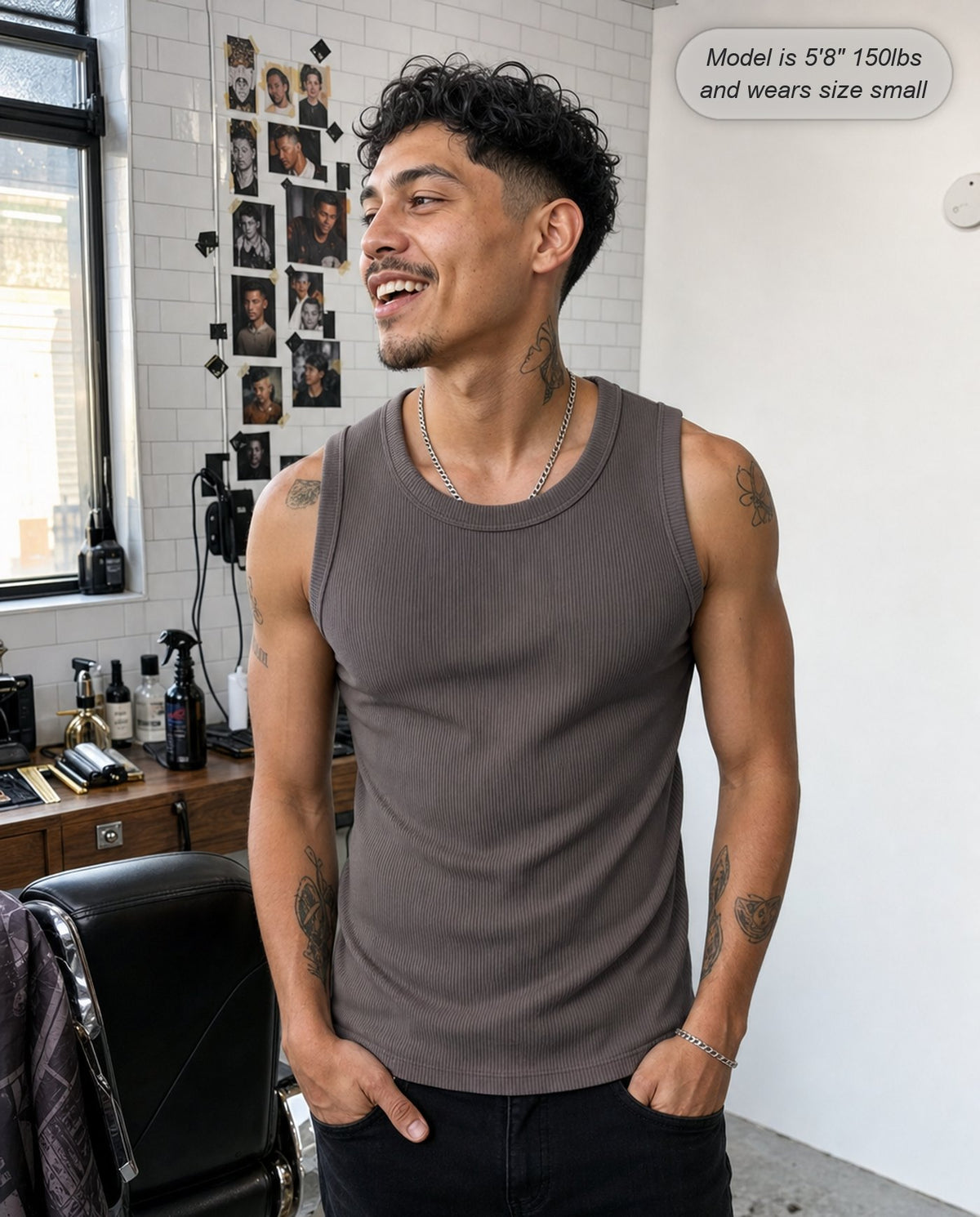 Apex - Premium Fitted Ribbed Tank