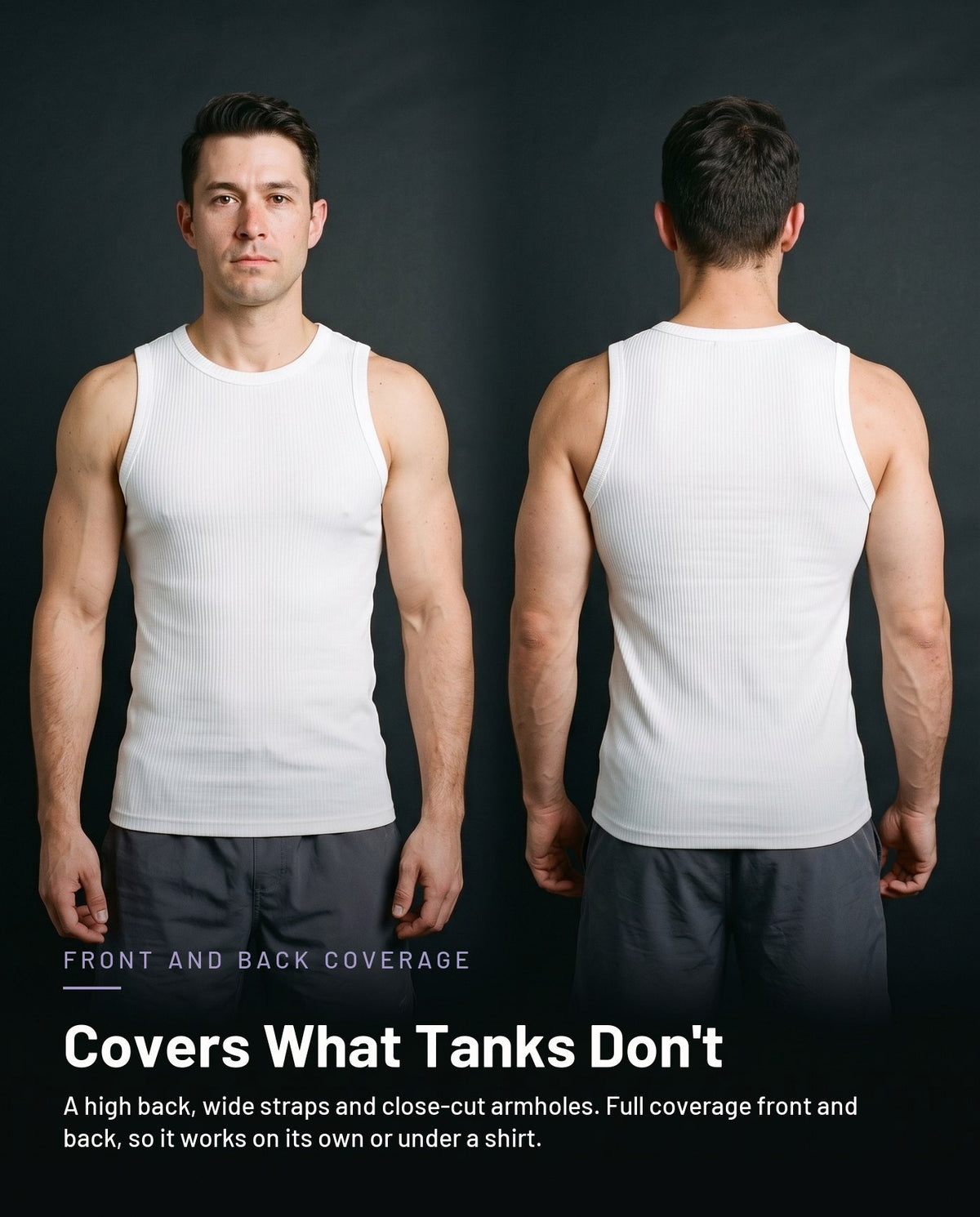 Front and back coverage comparison