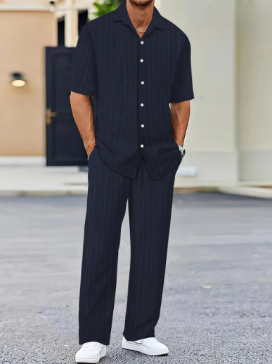 Cozy and stylish Urban Ease - Matching Set featuring a ribbed design and relaxed fit