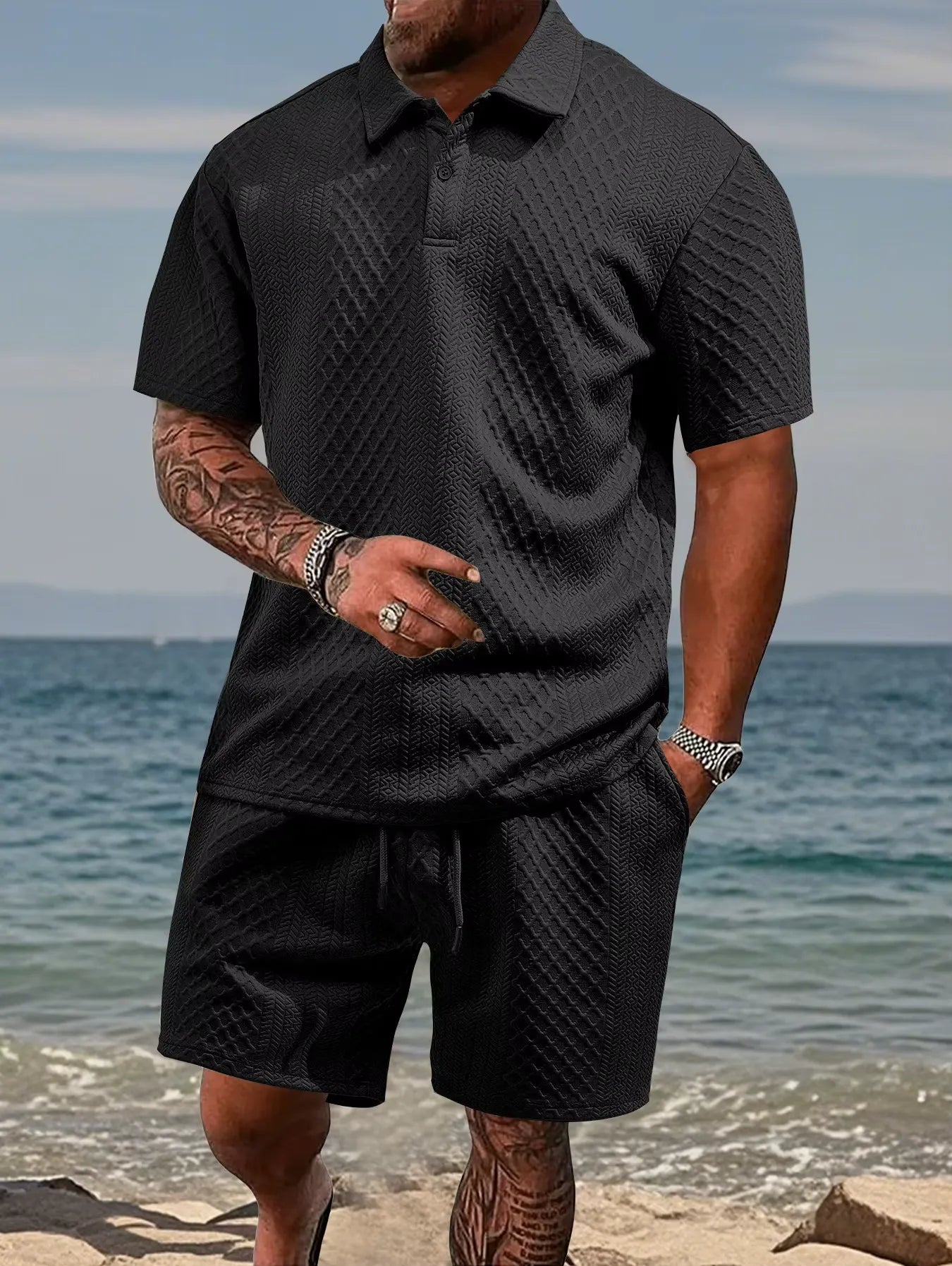Obsidian - Loose Polo Set