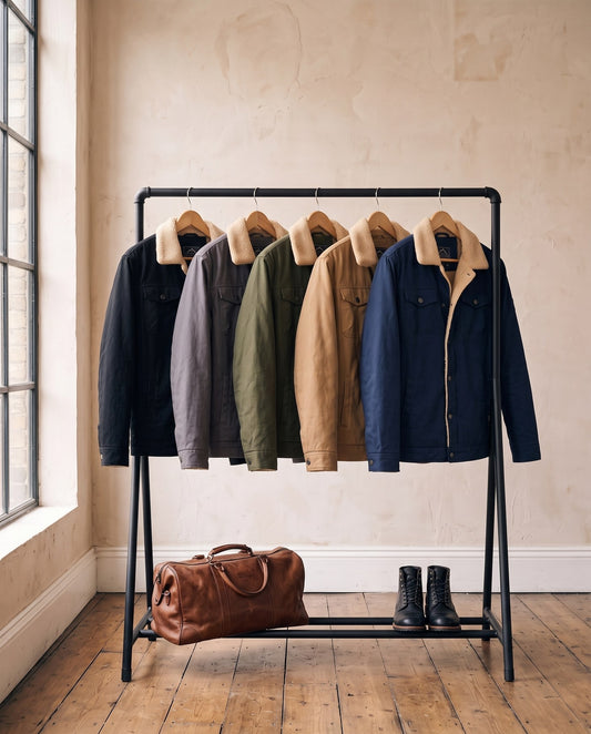 All five Sentinel colorways on the rail
