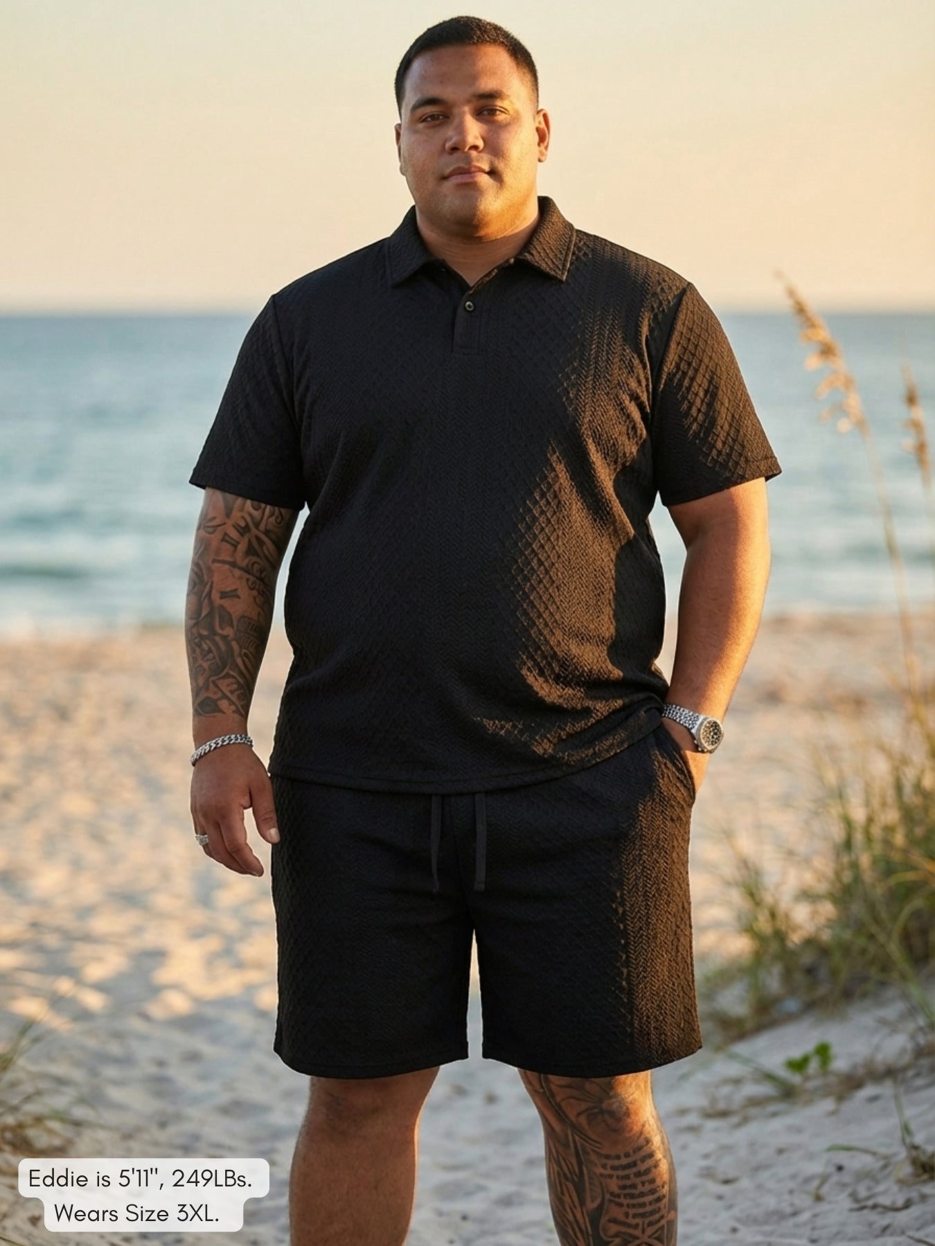 Obsidian - Loose Polo Set