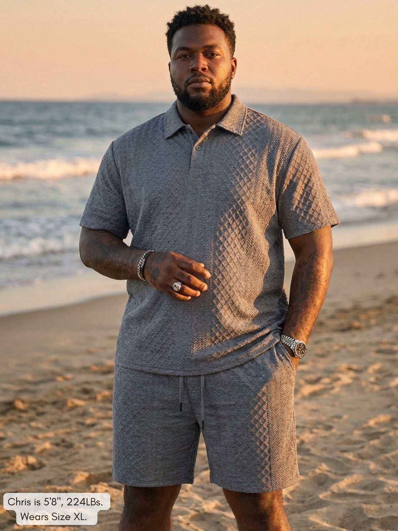 Obsidian - Loose Polo Set