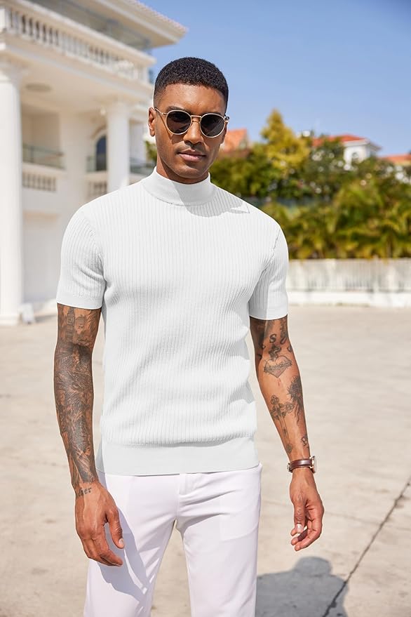 Monarch - Turtleneck Sweater Short Sleeve