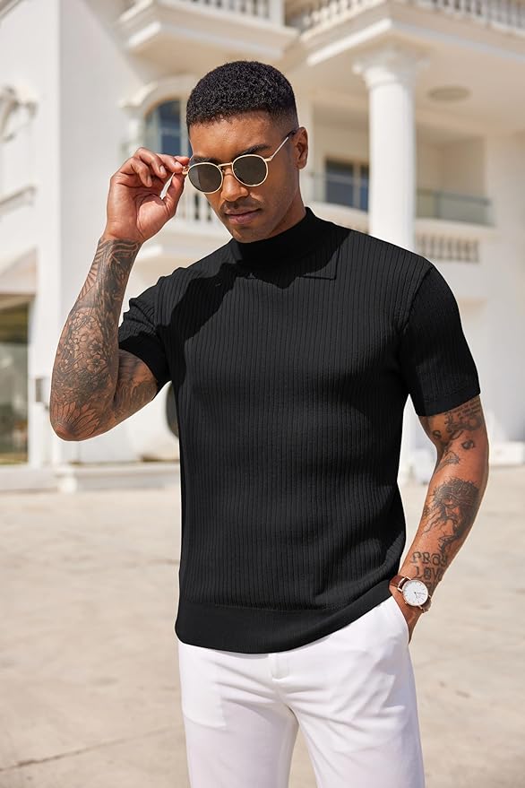 Monarch - Turtleneck Sweater Short Sleeve