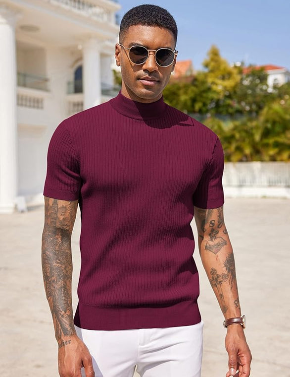 Monarch - Turtleneck Sweater Short Sleeve