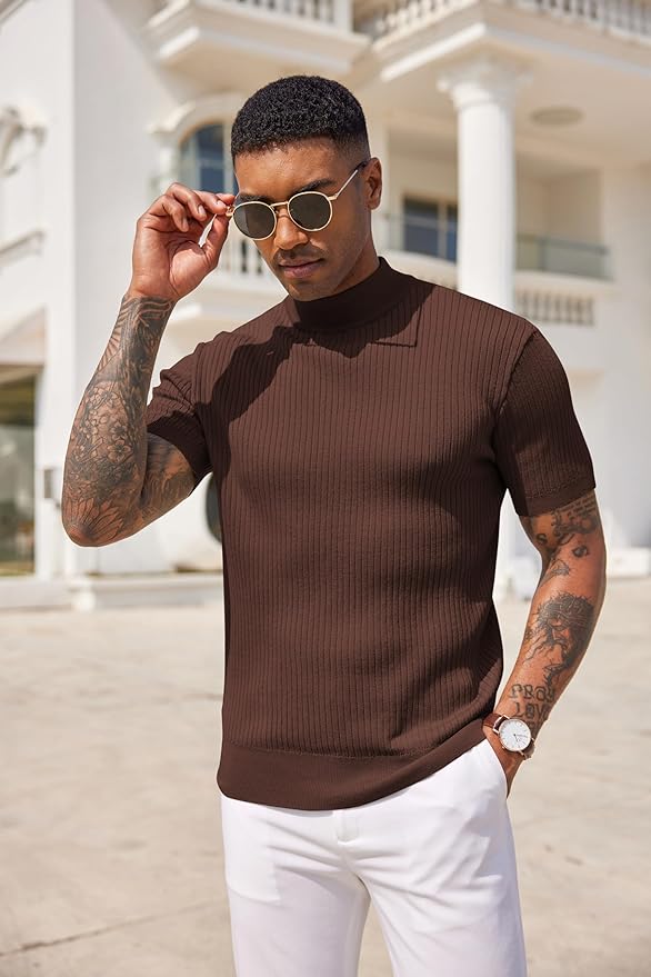 Monarch - Turtleneck Sweater Short Sleeve