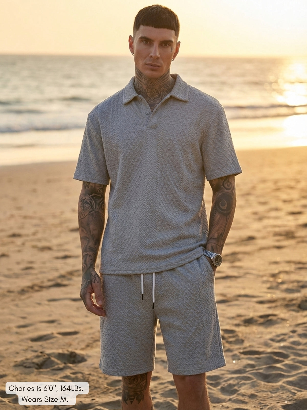 Obsidian - Loose Polo Set