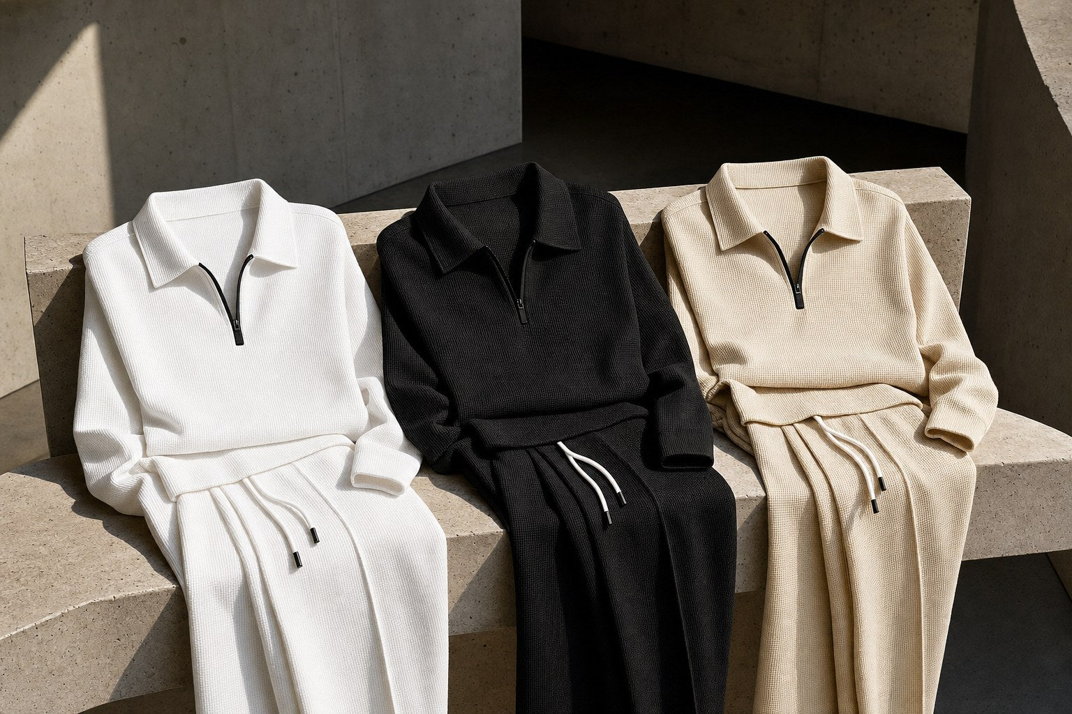 Dominion Zip - Men's Matching Set | Casual Sophistication