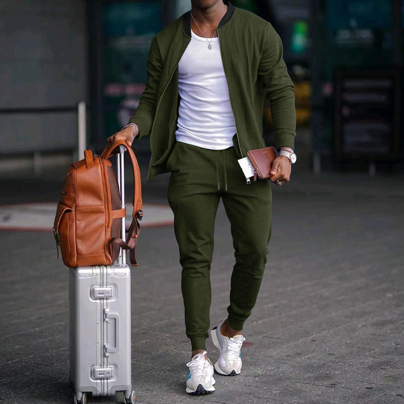 Jetsetter Jogger Set in trendy heather gray, ideal for any occasion