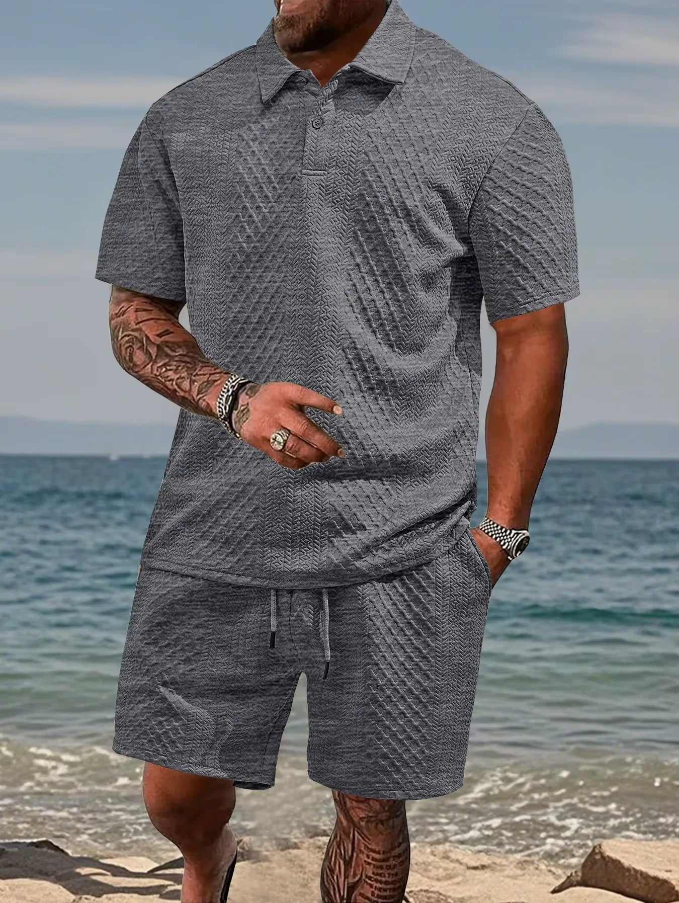 Obsidian - Loose Polo Set